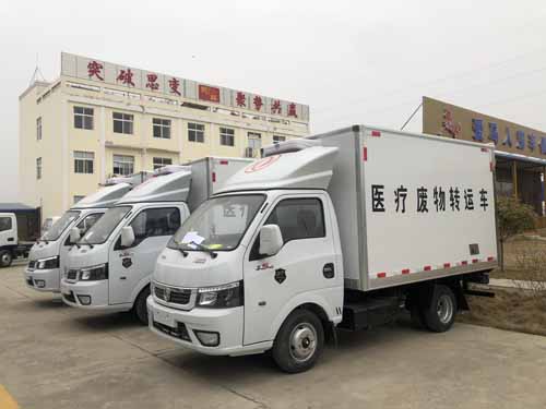 東風途逸國六柴油醫(yī)療廢物轉運車